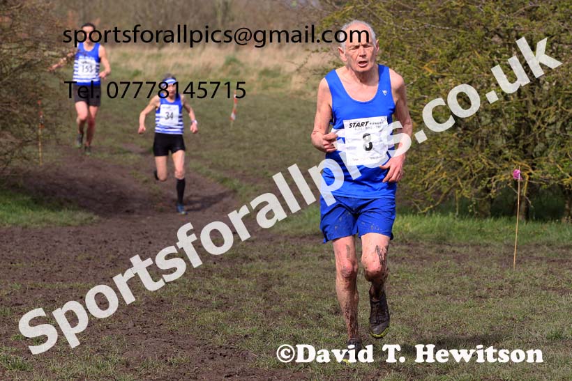 Womens and Mens 65+ in the 2023 BMAF Cross Country Champs., Wallsend. Photo: David T. Hewitson/Sports for All Pics